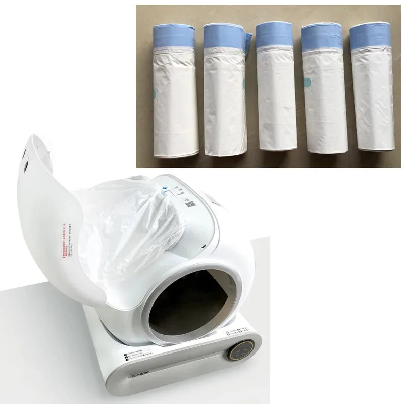 Heavy Duty Cat Litter Box Liners for Self-cleaning Box - a Perfect Fit Preventing Mess and Odors Garbage Bag Poop Bags