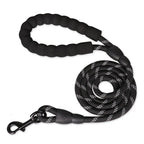 black dog leash