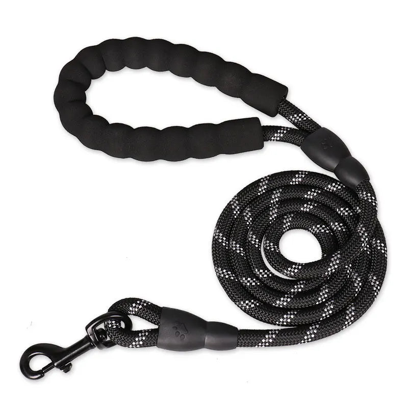 black colored leash
