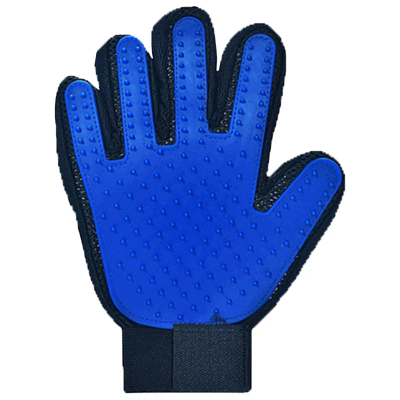 blue design glove