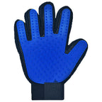 blue design glove