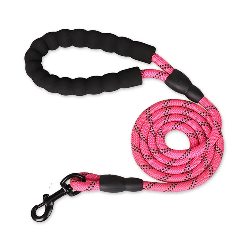 pink dog leash