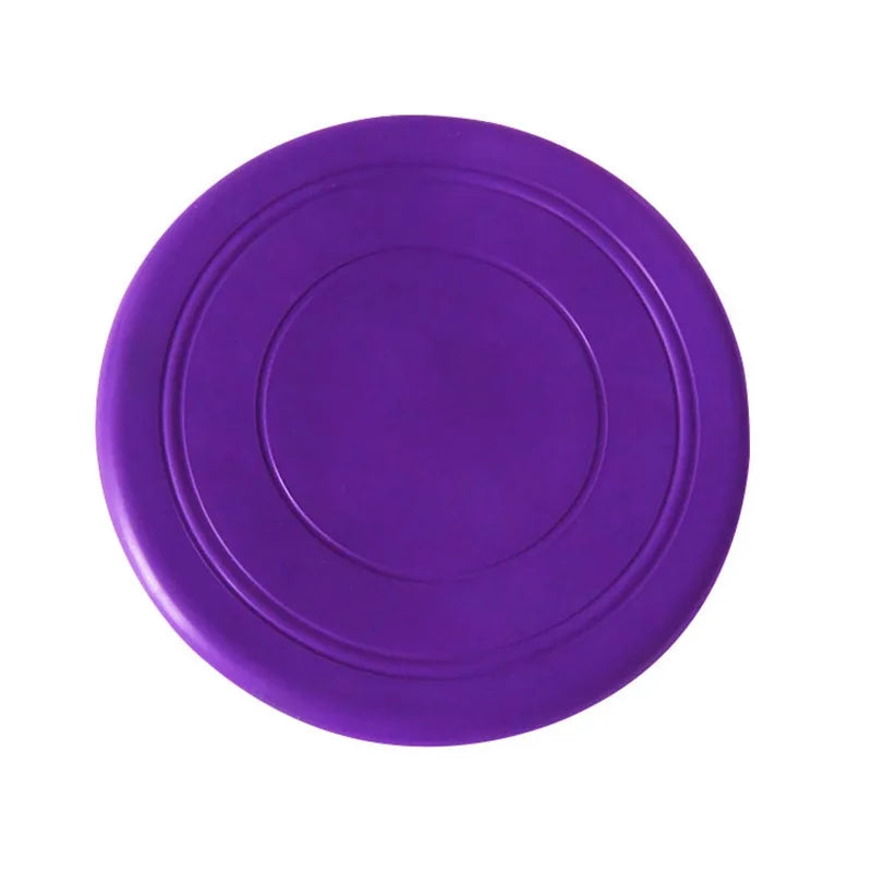 purple colored frisbee